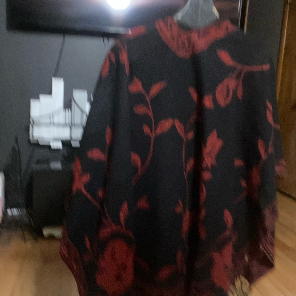 Black and Red Cardigan